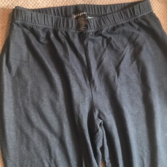 Women’s Project navy denim knit leggings XL - Picture 2 of 3